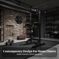 Multifunctional Pull-up Station Sturdy Steel Frame Pull up Bar Station Stable Base Power Station High Weight Capacity for Adults, Fitness Enthusiasts, Women, Calisthenics, Bodyweight Exercise, Indoor, Garage
