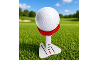 Outdoor Golf Tee with Rotating Height Adjustment Stable Adjustable Golf Tee Lightweight Indoor for Golfers