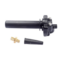 Rough-Terrain-Highway Motorcycle Throttle Assembly Rubber Boot Twist Throttle Grip Brass Adjuster 7/8 Inch Handlebar Grips Clamp-Style