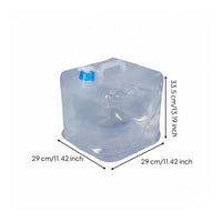 Water Container with Faucet Food-Grade Foldable Water Jug Leak-Resistant for Camping, Picnics