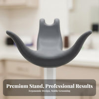Stable Base Dog Grooming Stand Long-Lasting Dog Grooming Belly Support Easy to Use Adjustable Pet Standing Aid for Beginners