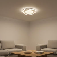 Full Spectrum Smart Flush Mount Light Eye-Friendly Slim LED Ceiling Light Minimalist Smart Ceiling Lamp