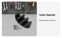 Black Boat Tether Base Textured Nylon Clamping Base Matte Finish