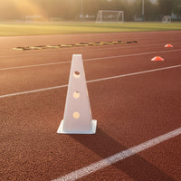 Plastic Training Cone 30 Cm Cone with Side Openings Sports Cones Multipurpose Practice Cones Tapered for Coaches