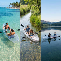 2-Person Kayak with Seats Easy Storage Inflatable Kayak Portable Boat Lightweight for Camping