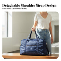 Large Capacity Weekender Bag Airplane Friendly Weekender Duffel Bag Multiple Carrying Options Luggage Tote with Trolley Sleeve for Men, Airport, Beach