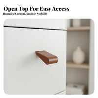 Narrow Storage Organizer Space-Saving Design Narrow Drawer Cabinet Removable Drawers Japanese Design Dresser for Homeowners, Bedroom, Living Room