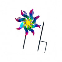 360 Degree Rotation Pinwheel Rotator Colorful Wind Pinwheel