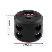 Easy to Install Winch Rope Stopper Compatible Winch Cable Stopper Compact Cylindrical for Garage