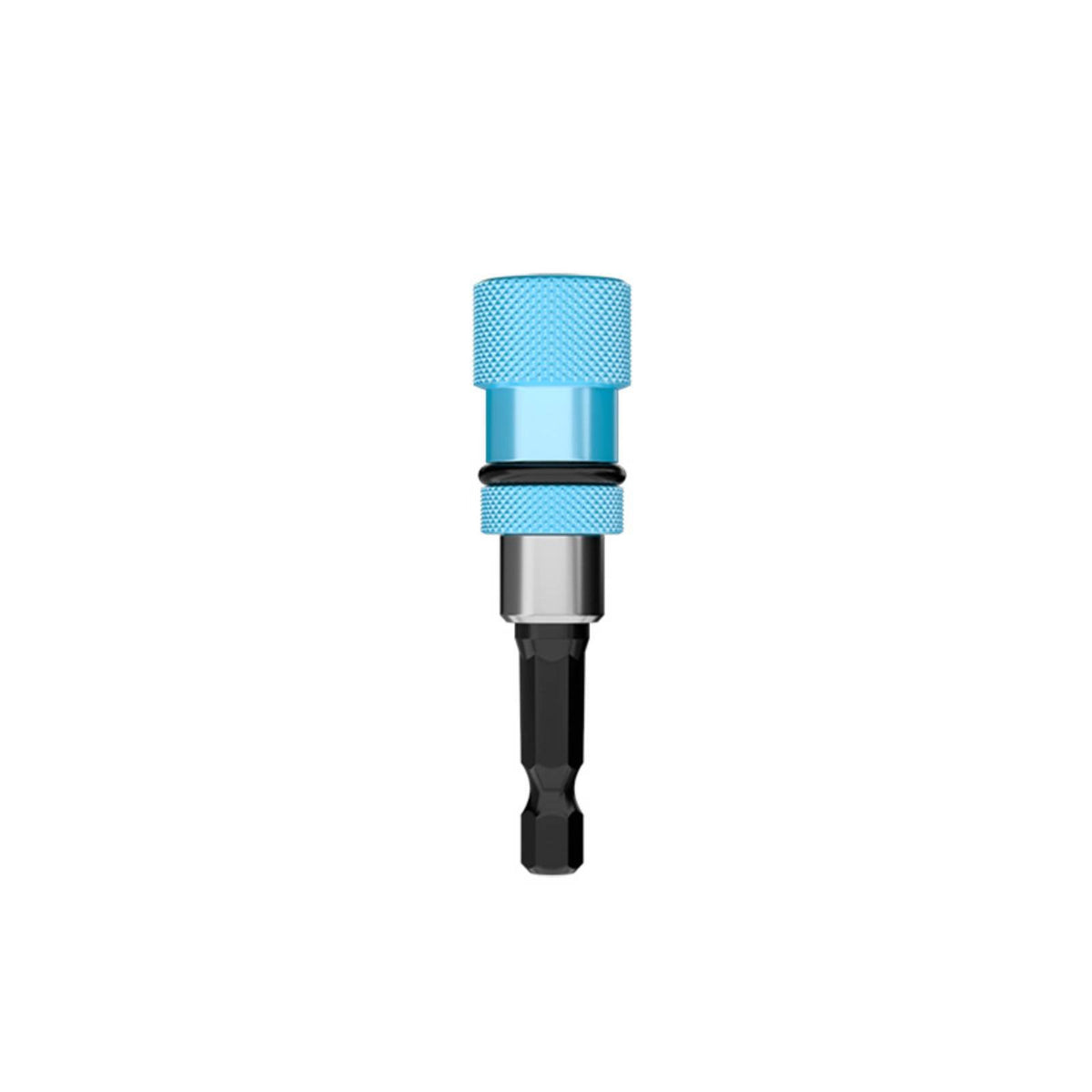 Single-Handed-Handed Use Quick Change Bit Holder Long-Lasting Quick Release Bit Holder Knurled Grip Hex Shank Adapter Heavy-Duty for Professionals, Repair, Construction