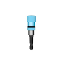Single-Handed-Handed Use Quick Change Bit Holder Long-Lasting Quick Release Bit Holder Knurled Grip Hex Shank Adapter Heavy-Duty for Professionals, Repair, Construction