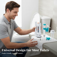 Easy Installation Toilet Fill and Flush Valve Kit Adjustable Height Universal Toilet Reservoir Repair Kit Resistant Plumbing Supplies for Homeowners, DIY Enthusiasts, Property Managers, Bathroom, Home Improvement, Restroom, Residential Properties