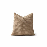 Textured Corduroy Pillow Cover Soft Texture Zipper Soft Bubble Knit Pillow Cover for Sofa, Bedroom