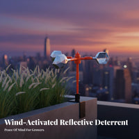 Reflective Avian Dissuader 360 Degree Rotation Reflective Device Weatherproof Weather Resistant