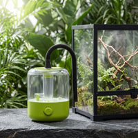 Dry-off Protection Reptile Fogger Transparent Reptile Fogger Humidifier Large Capacity Terrarium Humidifier Low Noise for Pet Owners, Home