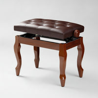 Piano Bench with Adjustable Height Tufted Piano Bench Comfortable for Students