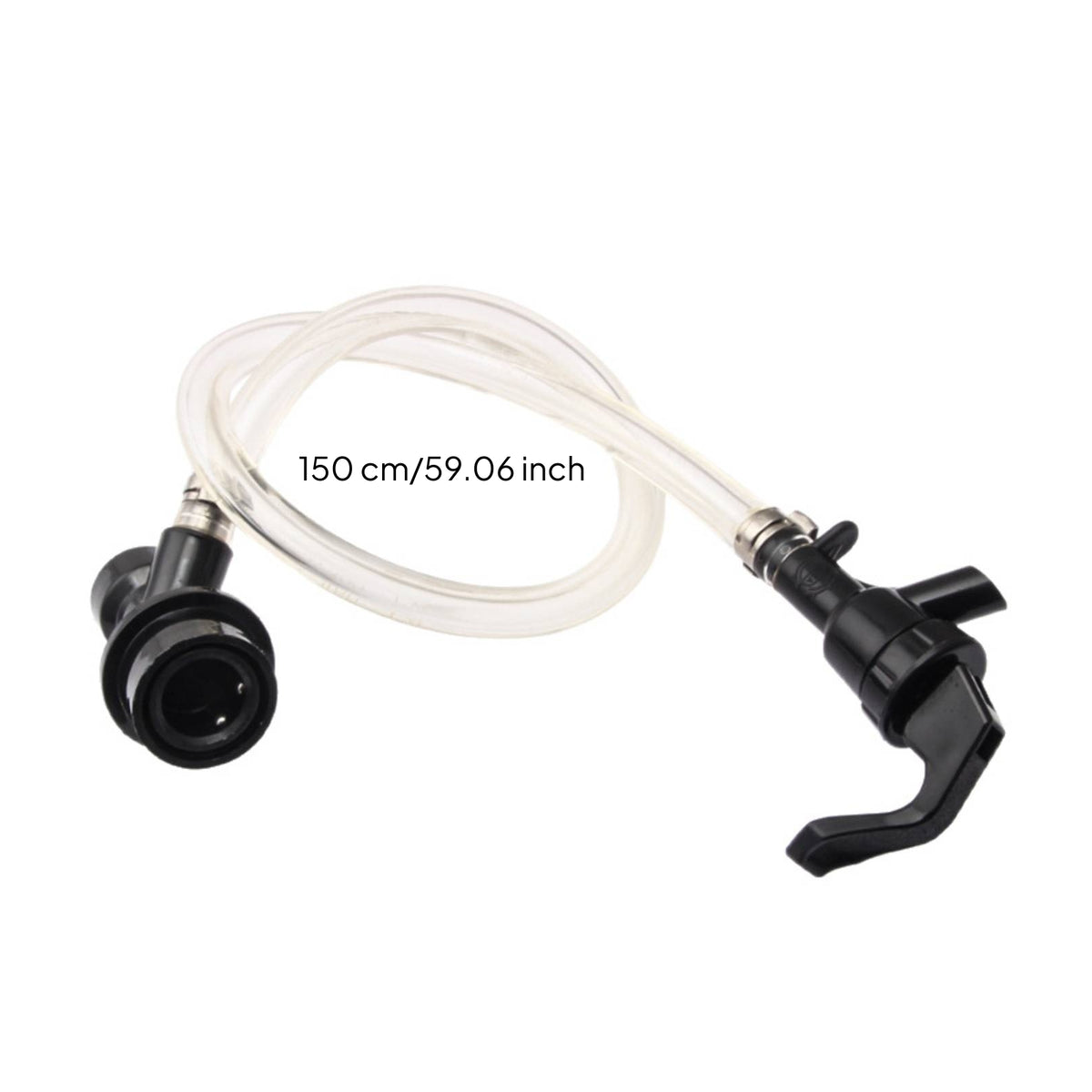 Mini Keg Dispensing System Clamp-Secured Faucet Threaded Connector Beverage Gear