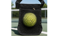 Waist Ball Pouch Bag Lightweight Tennis Ball Bag Zipper Closure Sports Accessory for Golfers