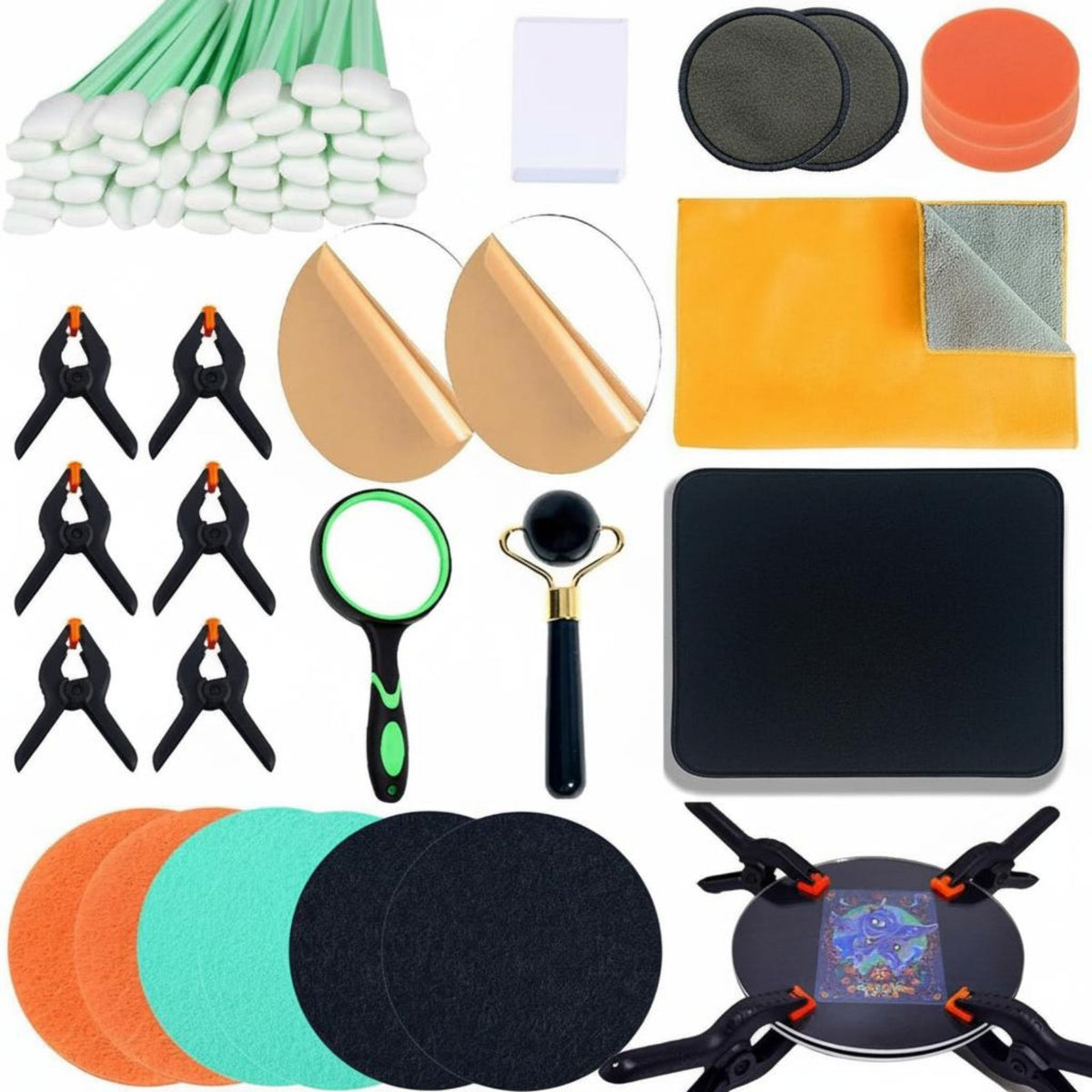 174 Pieces Easy to Use Trading Card Maintenance Kit for TCG Players