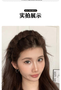 复古毛绒豹纹发箍女2025新款洗脸化妆敷面膜秋冬头箍增高颅顶头饰