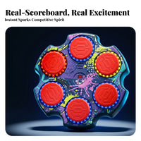 Rubber Striking Face Wall-Mounted Boxing Target Adjustable Volume Wall Mounted Punching Pad Fast Charging Light-up Punch Pad Built-in Counter