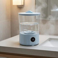 Wireless Charging Washing Machine Transparent Tub Portable Mini Washing Machine Countertop Mini Washer Digital Control Display