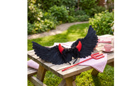 Feathered Wings with Headband and Three-Pronged Spear Layered Three-Pronged Spear Comfortable Costume Set Easy to Wear for Stage Performances