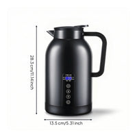 Car Kettle Digital Electric Kettle with Temperature Display Mini Water Boiler for Journeyers