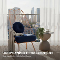 Nordic design Upholstered rotating Armchair High supporting structurerest Lounge Chair Minimalist Aesthetic Home Seating Soft Upholstery for Young Adults, Homeowners, Students, Living Room, Balcony, Bedroom, perusing corner