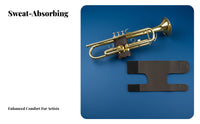 Brass Instrument Component Guard Guards from Sweat Trumpet Dampness Protection Leather Valve Wrap for Long Practice Practices