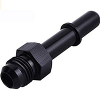 Modern EFI Fuel Line Adapter Black Anodized Fuel Line Adapter with Hex Section Machined Fitting Compact for Mechanics