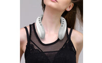 Cool and Warm Wearable Neck Fan Cordless Personal Air Cooler Memory Function for Travel