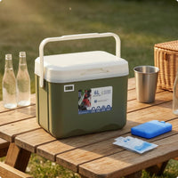 6 L Insulated Cooler Box Removable Lid Portable Cooler Box Carry Handle Portable Ice Chest Rectangular for Camping, Picnic, Travel, Car Use