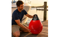 Boat Guard Ball Round Inflatable Buoyant Simple Design PVC Buoyant Lightweight Open Water Swimming Floatage