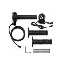 Anti-Slip Twist Throttle with Keys Textured Throttle Grip Set with Key Universal Responsive for Builders, DIY Builds