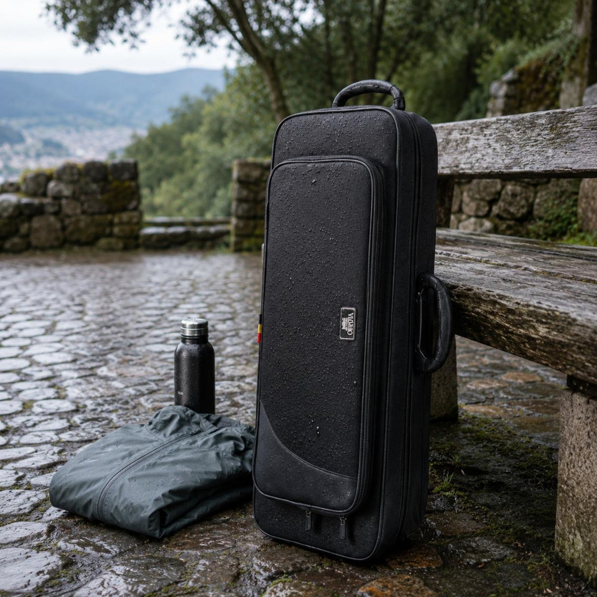 Oxford Cloth Saxophone Case Bag Black Padded Saxophone Bag Thickened Instrument Storage Zippered