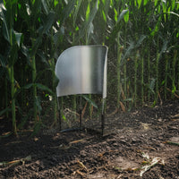 Rice Feeder with Metal Guard Curved Rice Feeder Crop Guide Sturdy for Farmers, Grain Fields, Harvesting