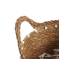 Nordic Style Handwoven Straw Storage Basket