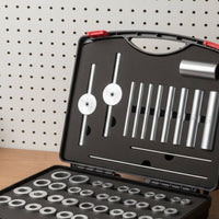 53 Pieces Bottom Bracket Press Set Multi Functional Bike Bearing Press Tool Broad Compatibility Hub Bearing Installer for Garage