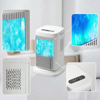 Upright Desktop Cooling Fan Compact Semiconductor Cooling Fan Personal Air Circulator Portable for Desk, Office, Bedside
