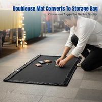Night Market Stall Cloth, Quick-Fold Dual-Use Ground Mat, Waterproof, Multiple Sizes