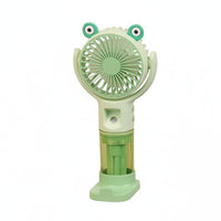 3 Wind Speeds USB Spray Fan Portable Cartoon Creature Desk Fan for Students, Kids, Office, Travel, Dorm Room