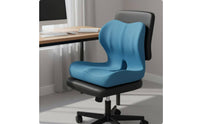 Seat and Back Cushion  -Piece Design Memory Foam Seat Cushion Pressure Relief Chair Pad for Students
