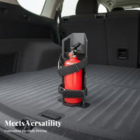 Car Fire Suppression Device Bracket Stable Fixation Car Fire Suppression Device Holder Trunk Storage Bracket Sturdy-Duty