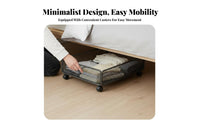 Rolling Storage Bin Dustproof Rolling Storage Container Easy Assembly for Closet