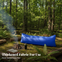 Lightweight Wind-Inflated Recliner Quick Inflation Wind-Inflated Lounger No Pump Needed Air Sofa Waterproof for eventand-enjoyers, Beach Lovers, Camping, Music events, outdoor meals, backrestyard