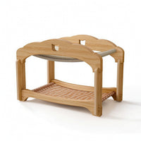Two-Tier Cat Bed Two-Level Cat Bunk Bed Sturdy Furniture for Living Room