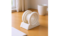 Tear-off Tape Base Built-in Buckle Office Supply White Desk Accessory