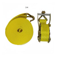 Long-Lasting Ratchet Tie-down Strap High-Strength Polyester Ratchet Lashing Belt Reinforced Stitching for Movers, Trailers, Transport