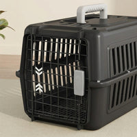 Portable Pet Carrier with Design Patent, Hard-Sided PP Material Cat Carrier for Car Pet Carrier Use